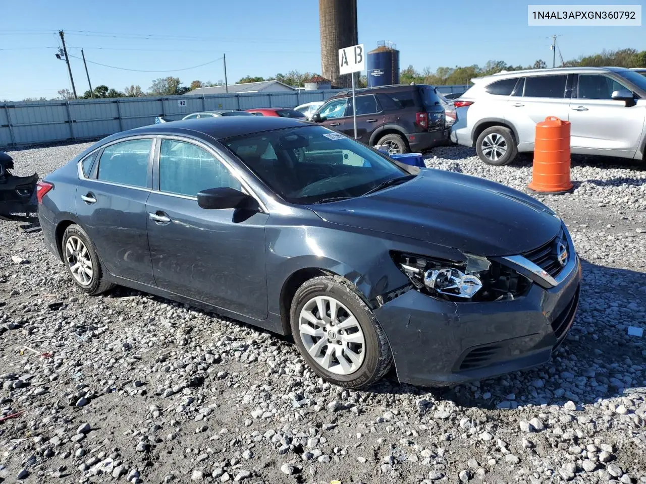 1N4AL3APXGN360792 2016 Nissan Altima 2.5