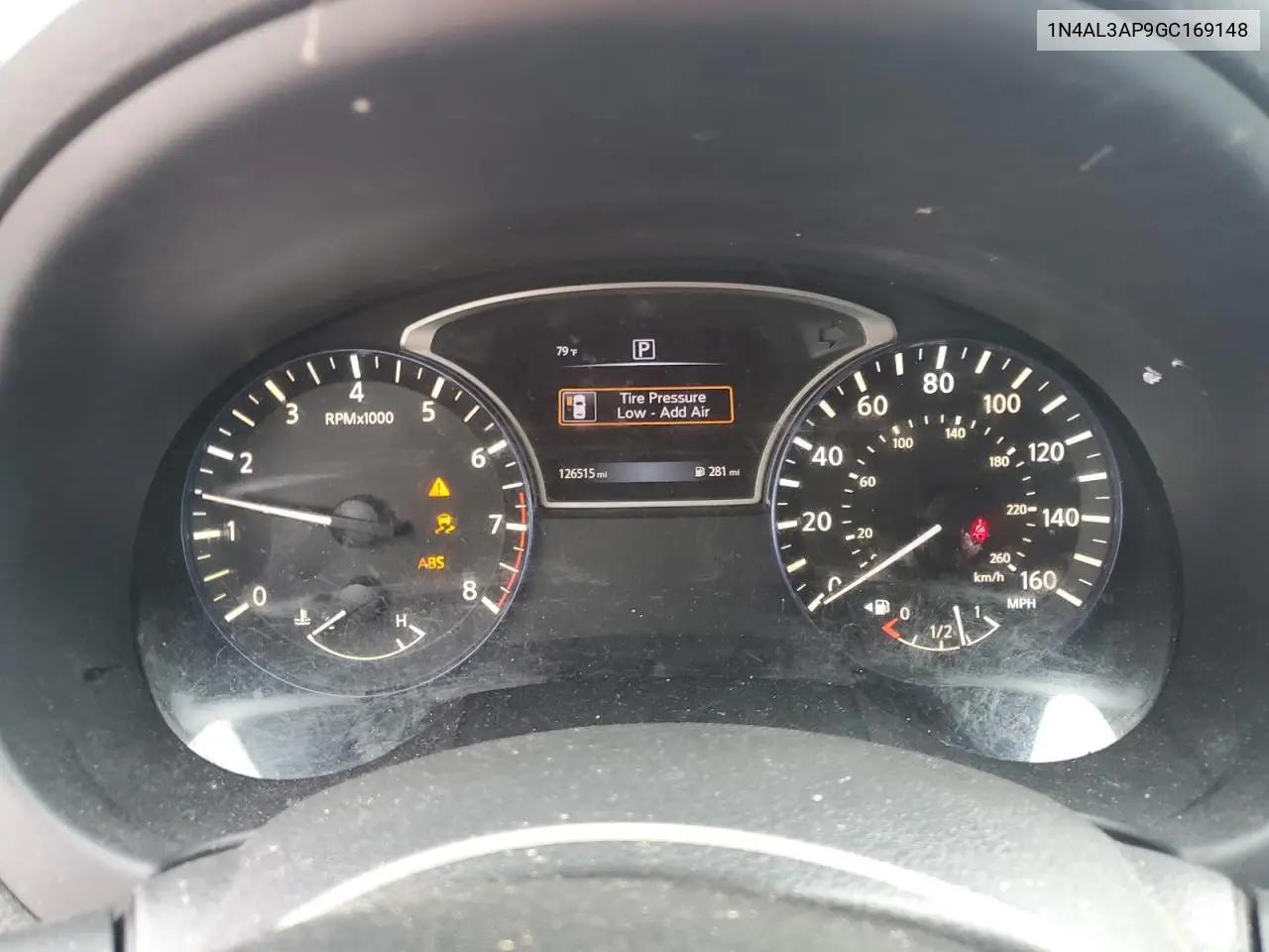 1N4AL3AP9GC169148 2016 Nissan Altima 2.5