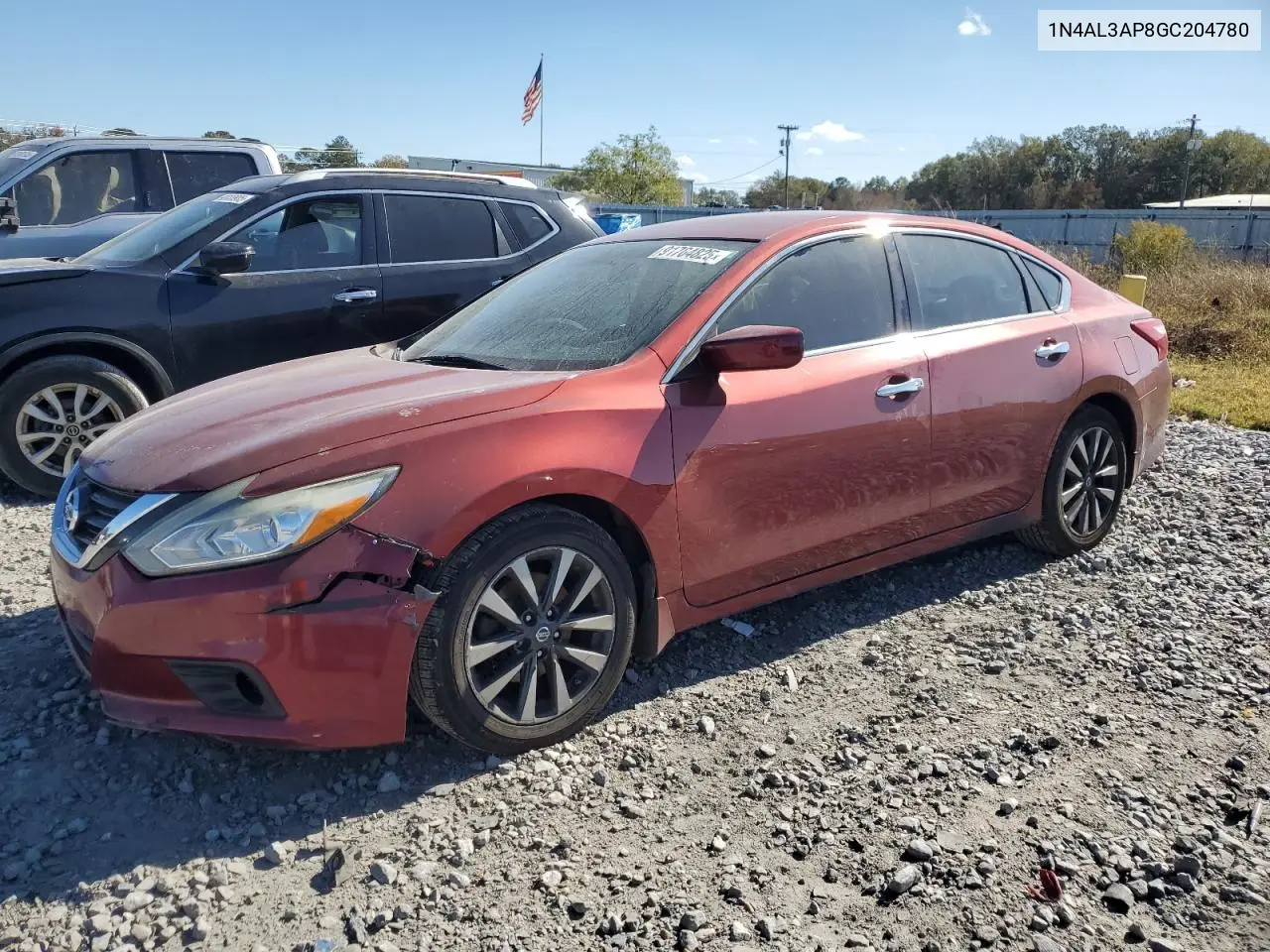 1N4AL3AP8GC204780 2016 Nissan Altima 2.5