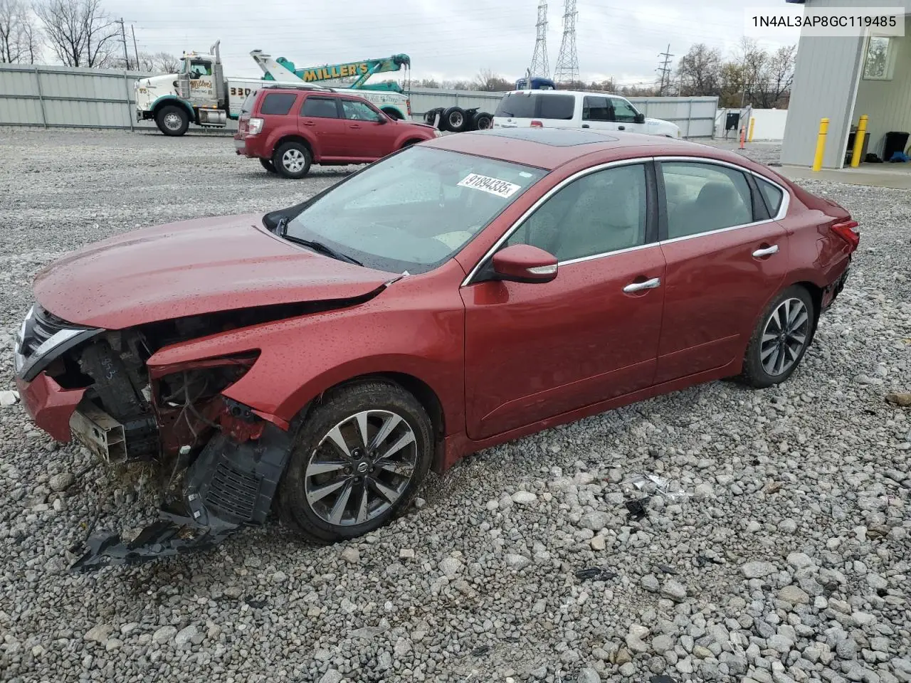 1N4AL3AP8GC119485 2016 Nissan Altima 2.5