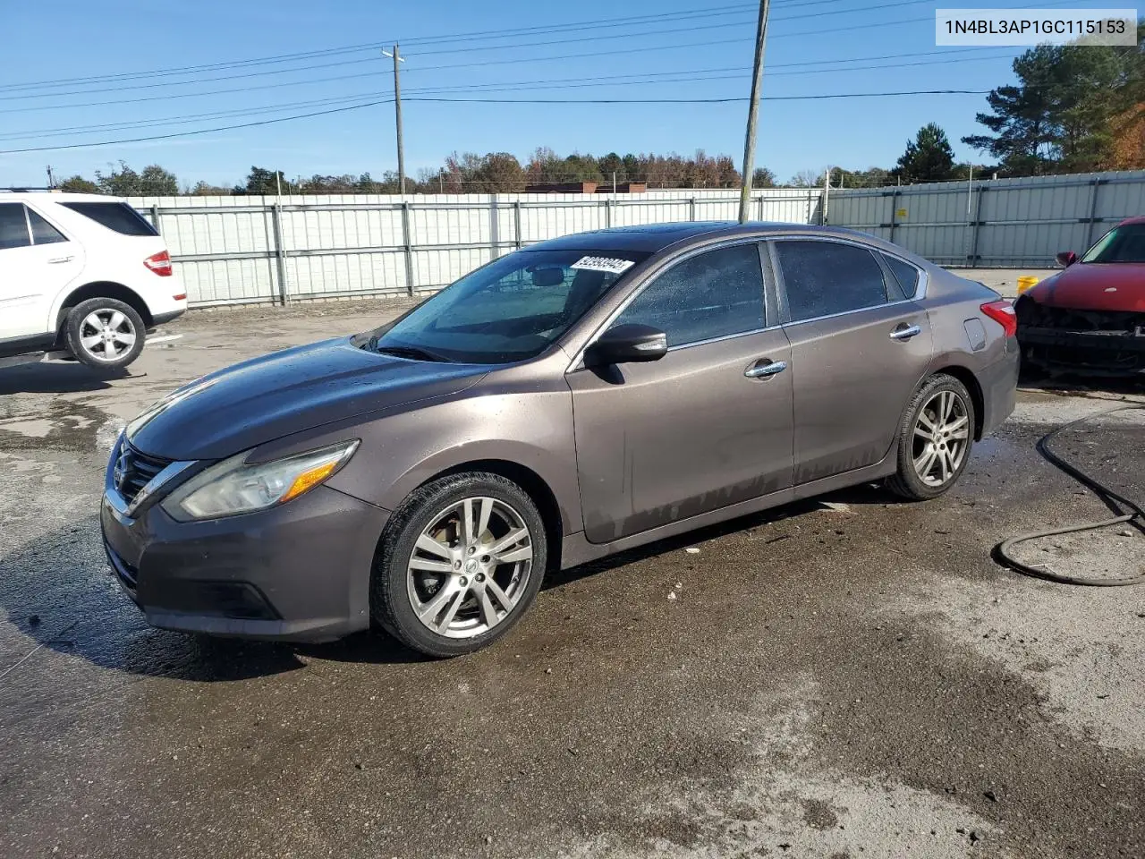 1N4BL3AP1GC115153 2016 Nissan Altima 3.5Sl