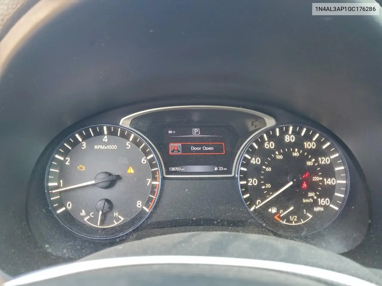 1N4AL3AP1GC176286 2016 Nissan Altima 2.5