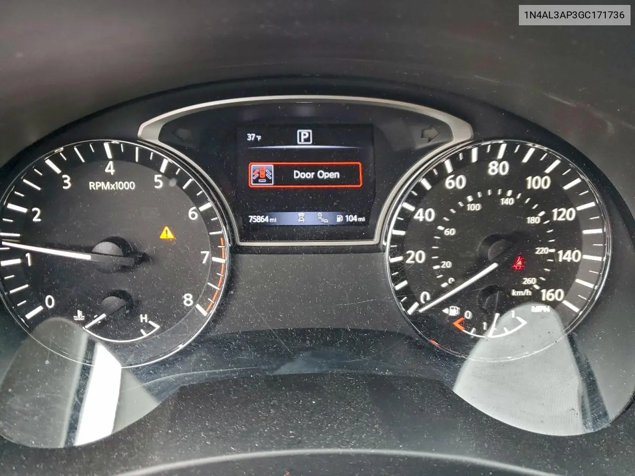 1N4AL3AP3GC171736 2016 Nissan Altima 2.5