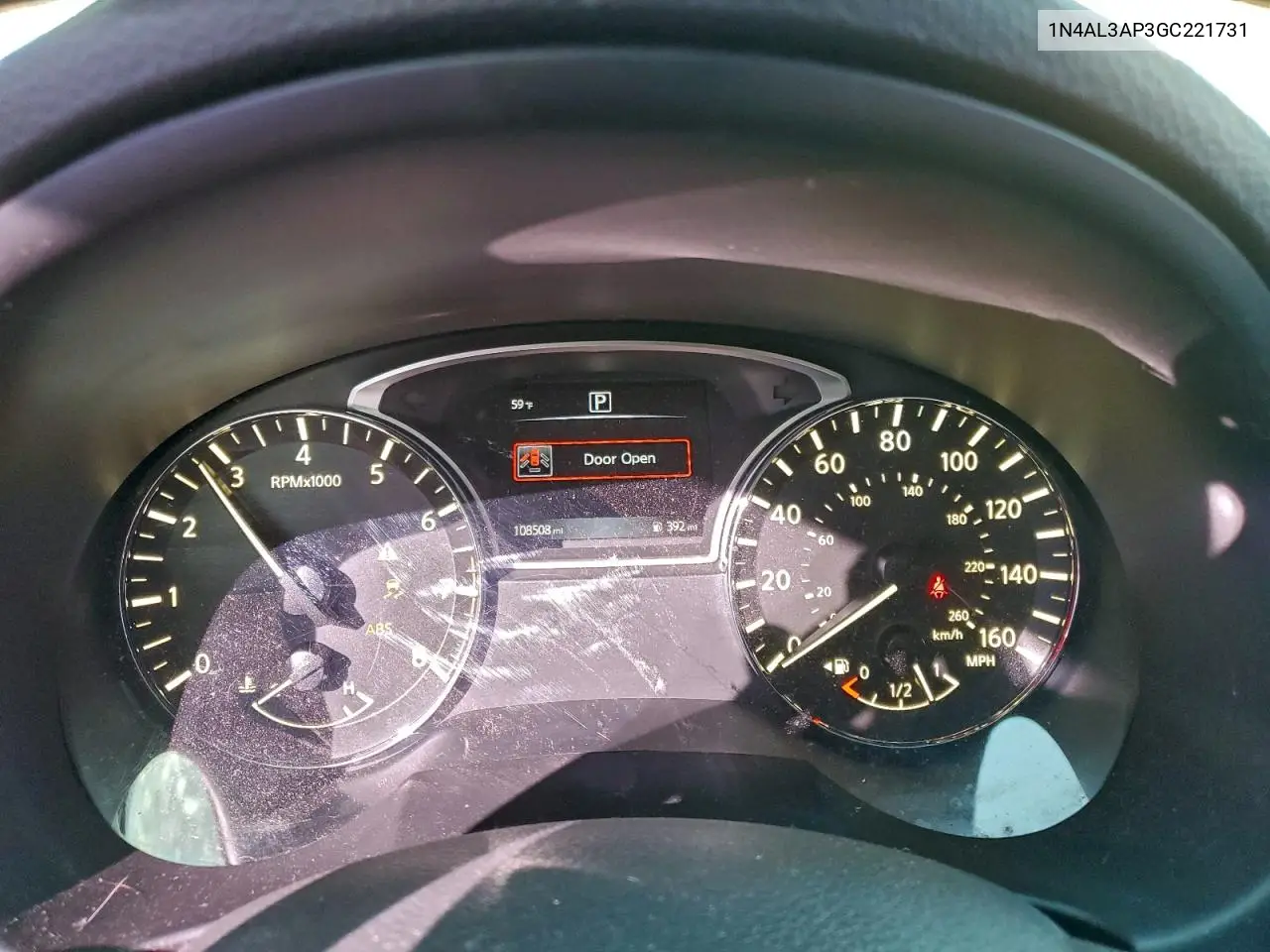 1N4AL3AP3GC221731 2016 Nissan Altima 2.5