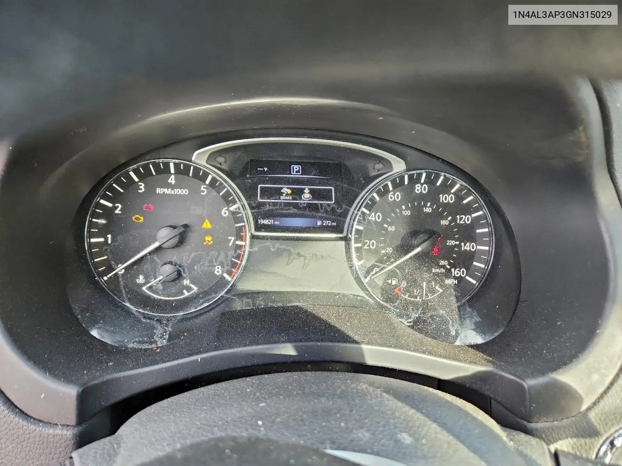 1N4AL3AP3GN315029 2016 Nissan Altima 2.5