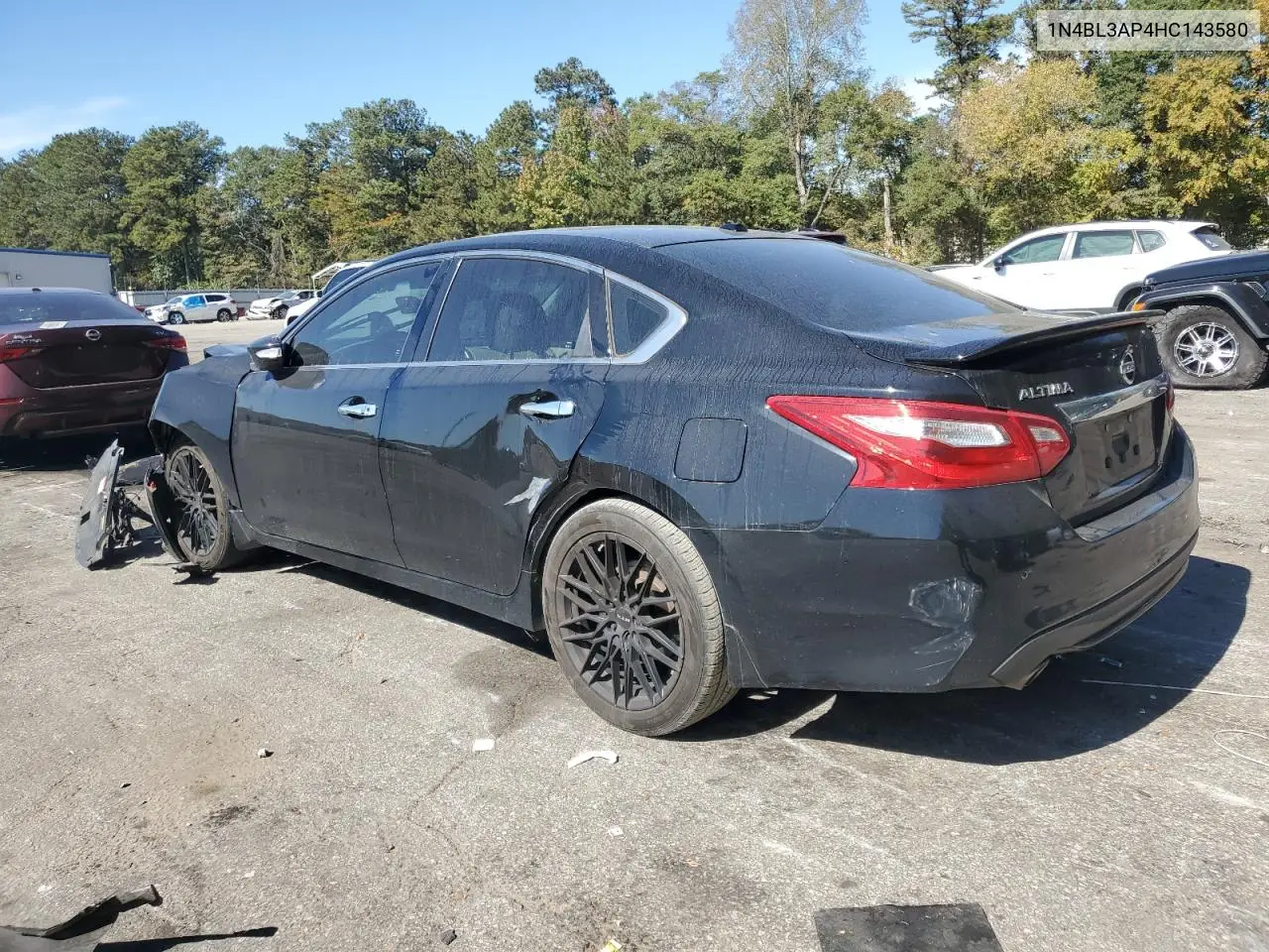 1N4BL3AP4HC143580 2017 Nissan Altima 3.5Sl