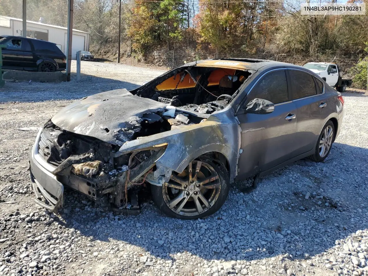 1N4BL3AP9HC190281 2017 Nissan Altima 3.5Sl
