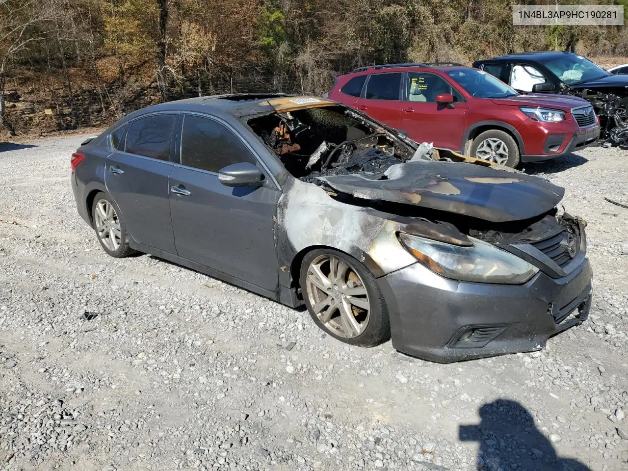 1N4BL3AP9HC190281 2017 Nissan Altima 3.5Sl