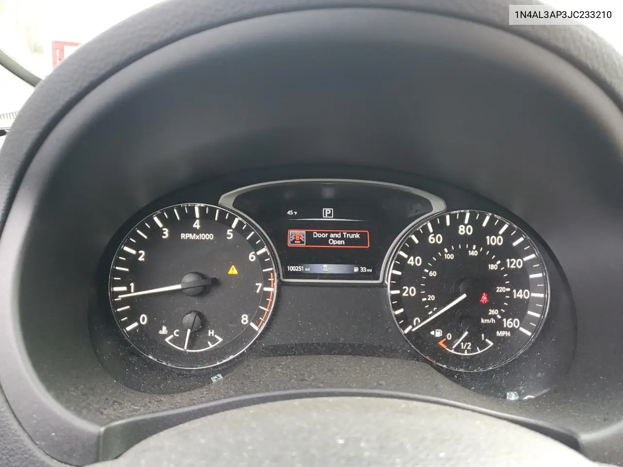 1N4AL3AP3JC233210 2018 Nissan Altima 2.5