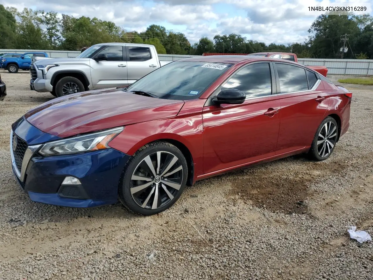 1N4BL4CV3KN316289 2019 Nissan Altima Sr
