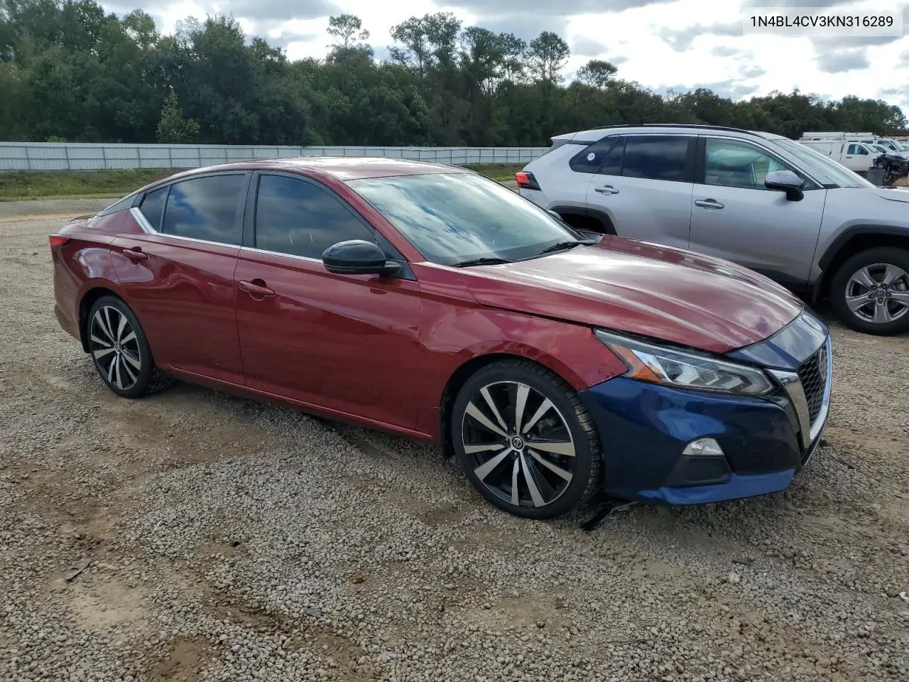 1N4BL4CV3KN316289 2019 Nissan Altima Sr
