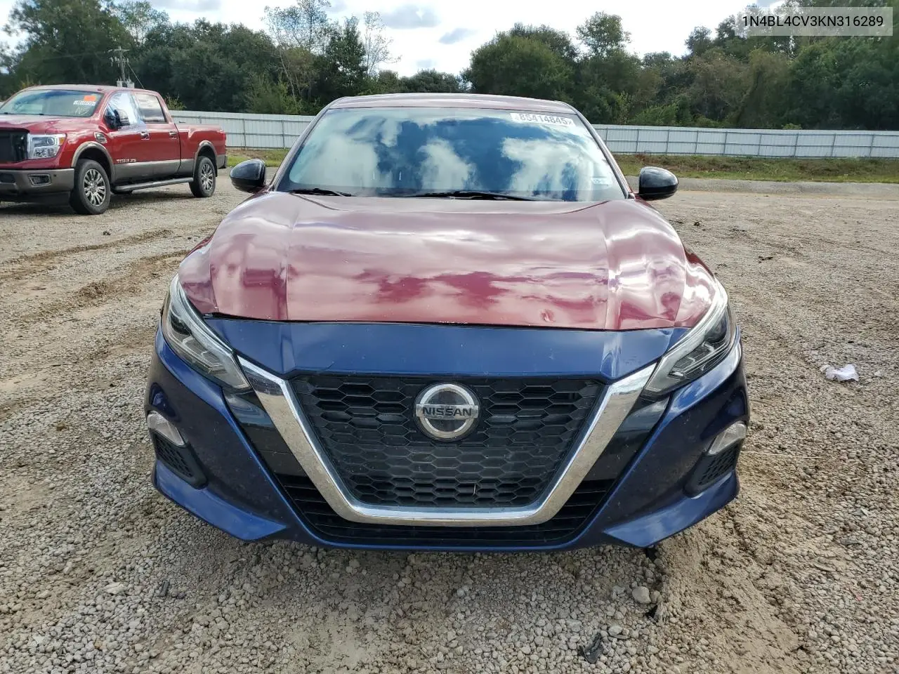 1N4BL4CV3KN316289 2019 Nissan Altima Sr