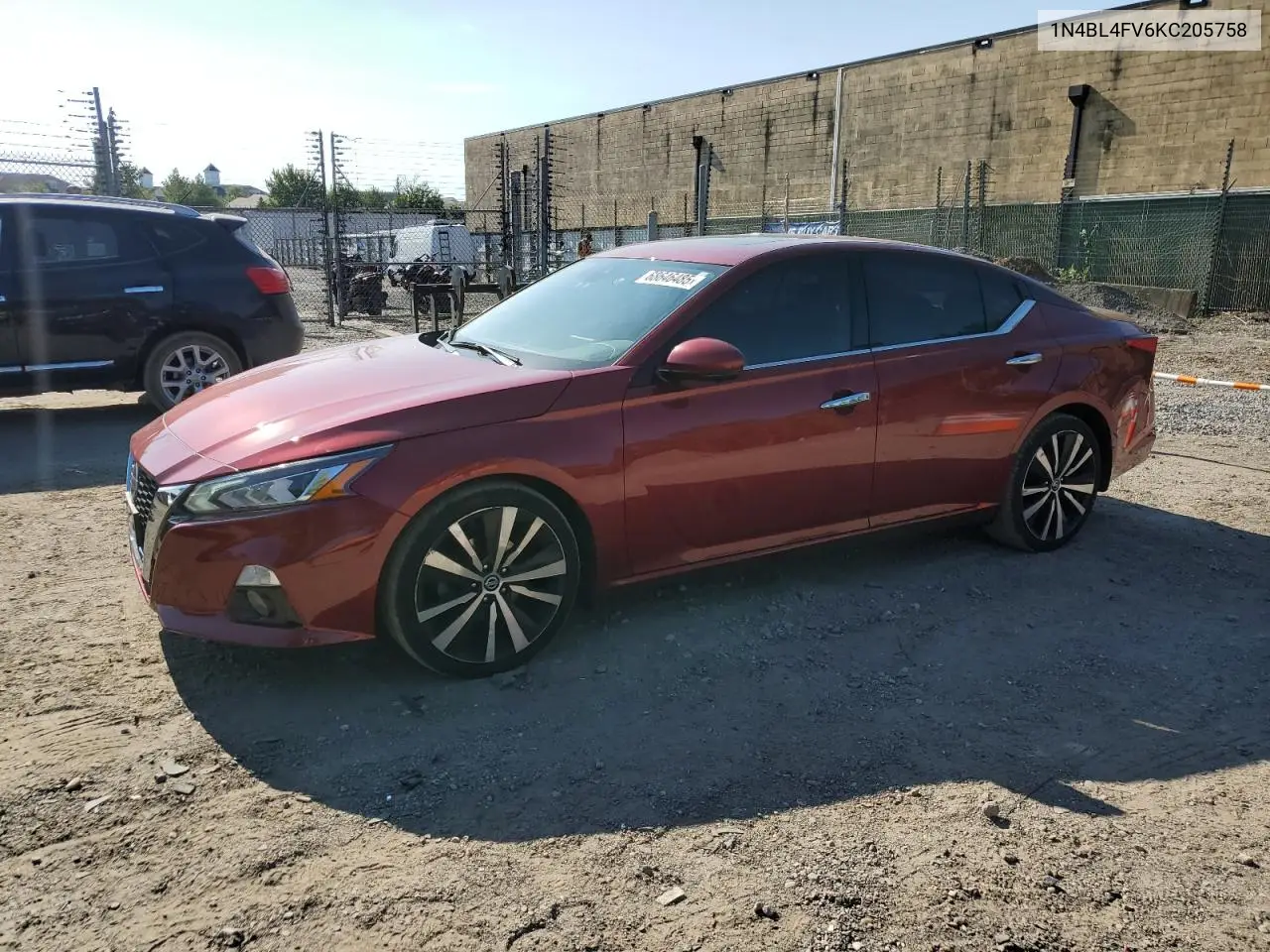 1N4BL4FV6KC205758 2019 Nissan Altima Platinum