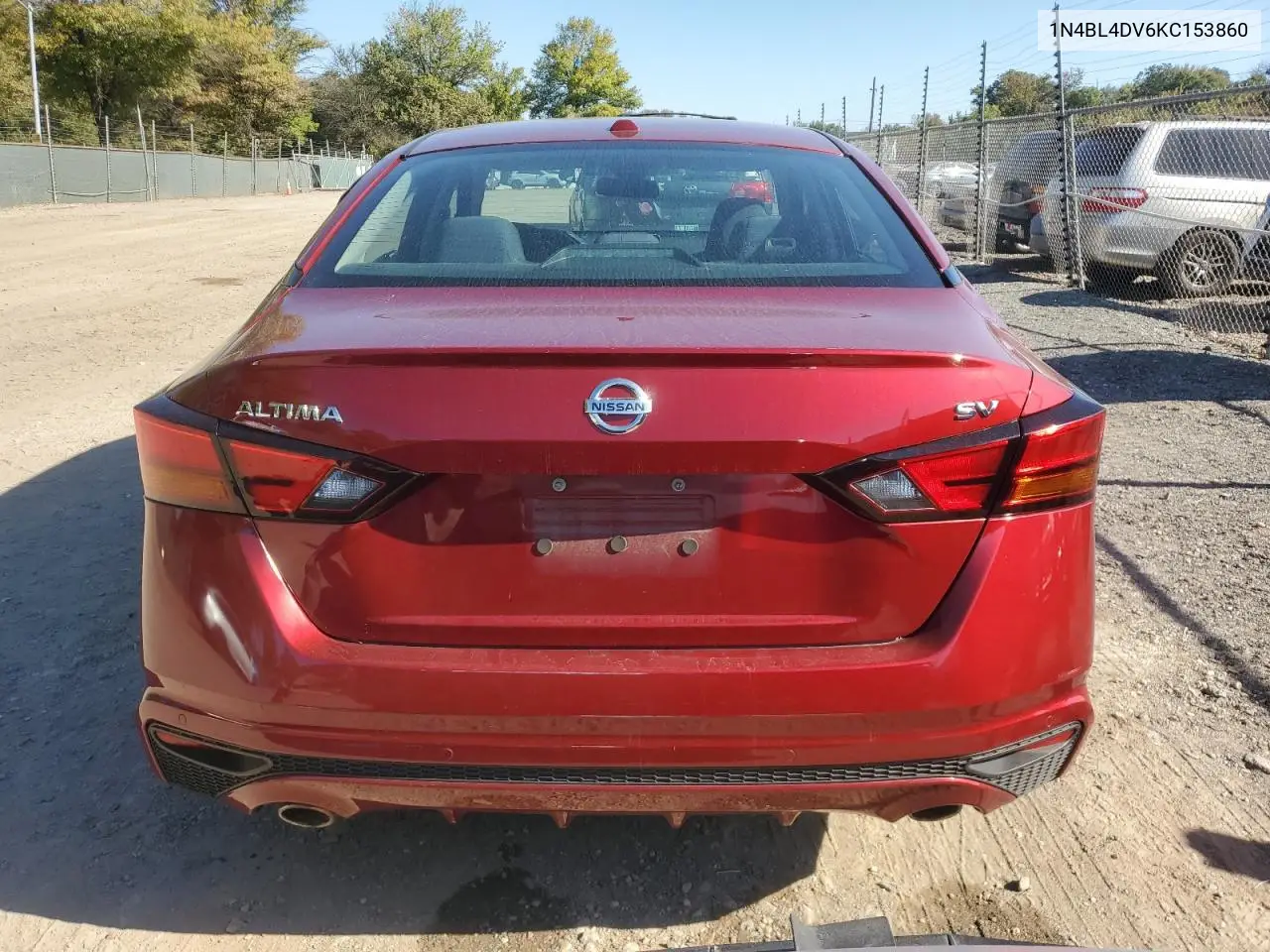 1N4BL4DV6KC153860 2019 Nissan Altima Sv