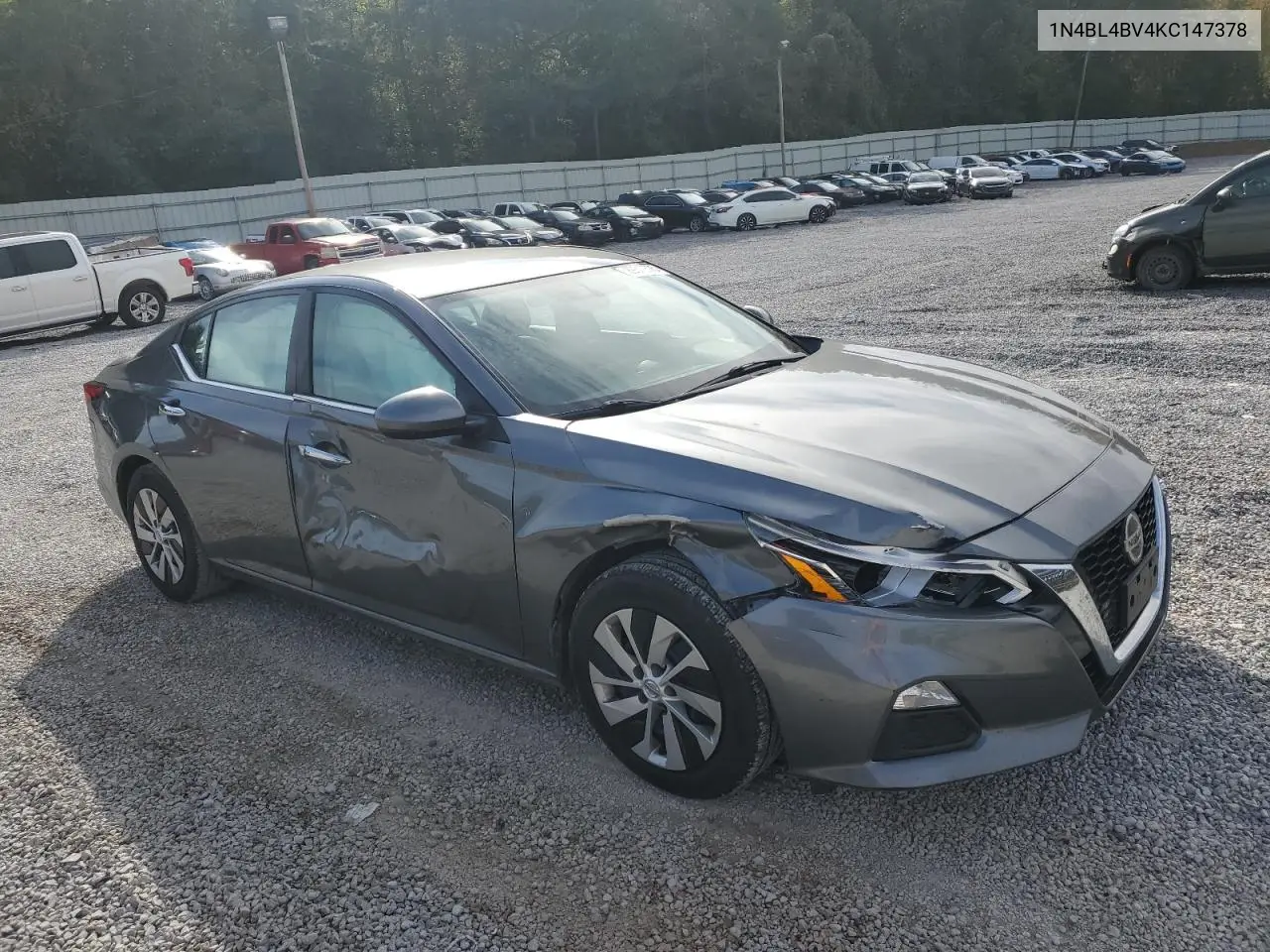 1N4BL4BV4KC147378 2019 Nissan Altima S