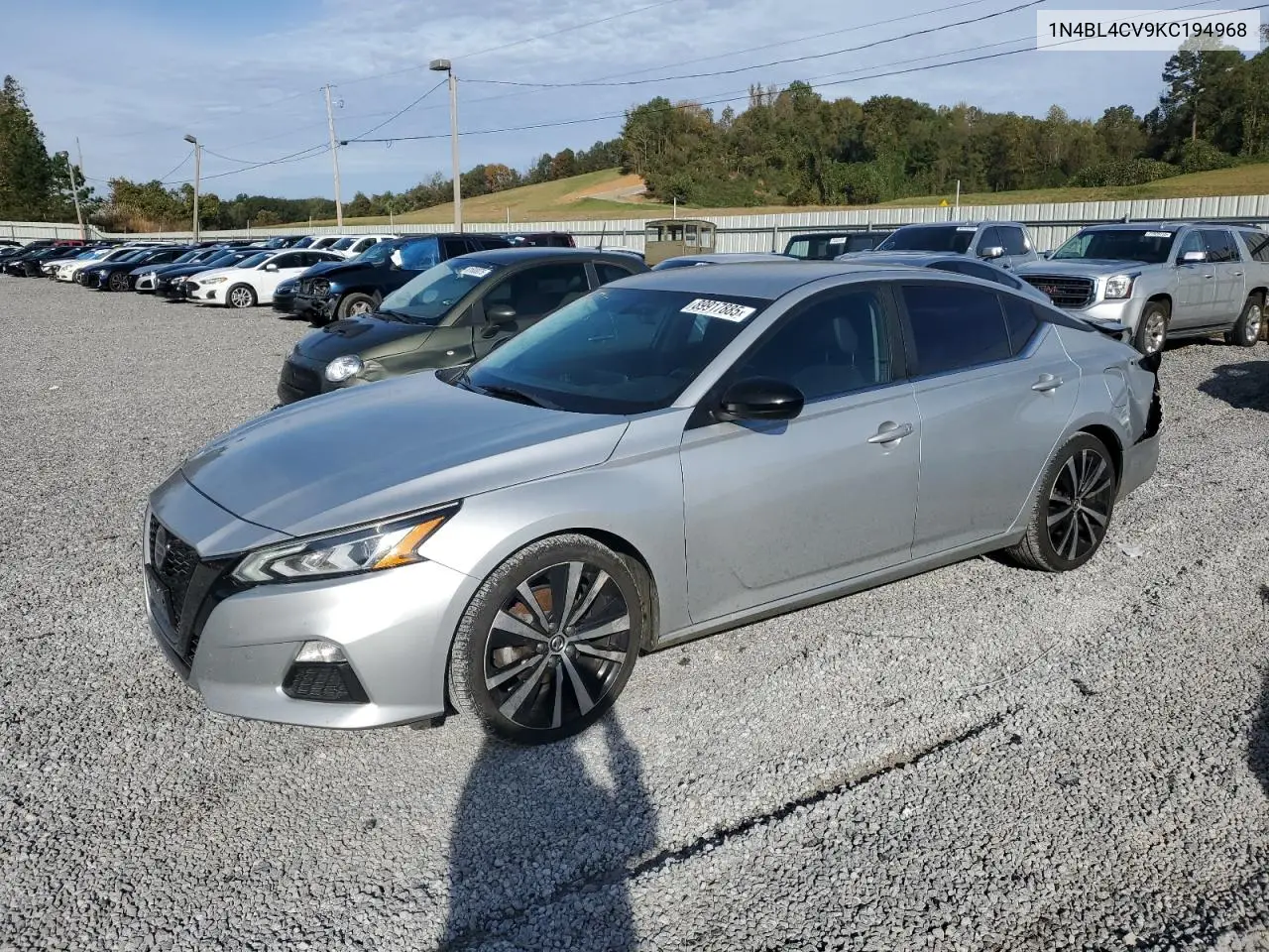 1N4BL4CV9KC194968 2019 Nissan Altima Sr