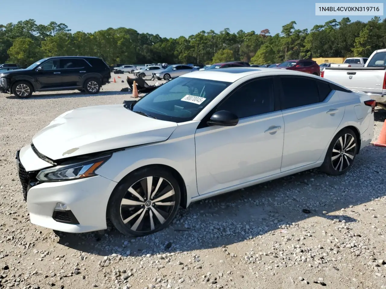 1N4BL4CV0KN319716 2019 Nissan Altima Sr