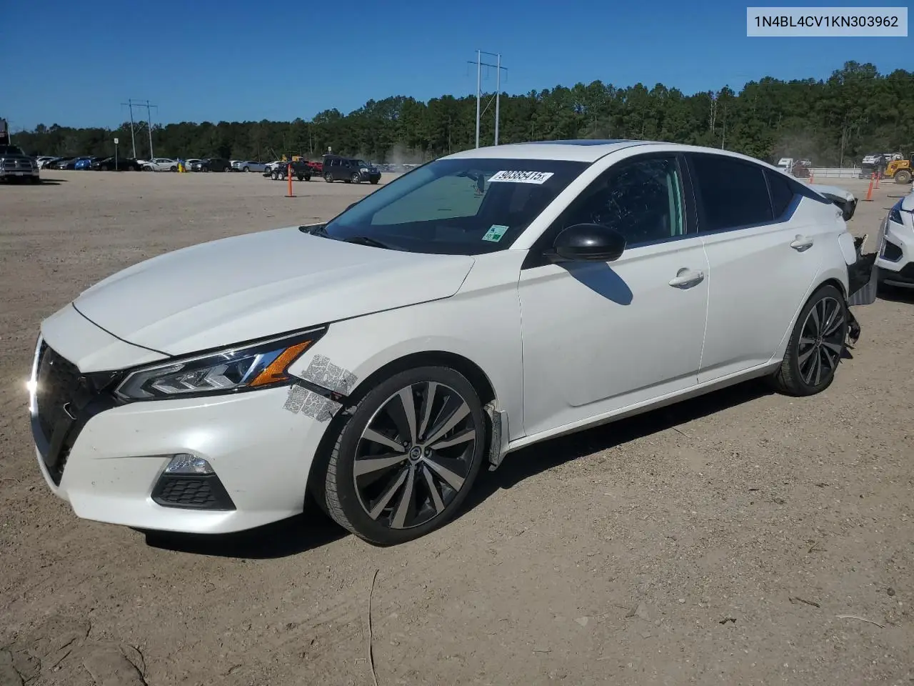 1N4BL4CV1KN303962 2019 Nissan Altima Sr