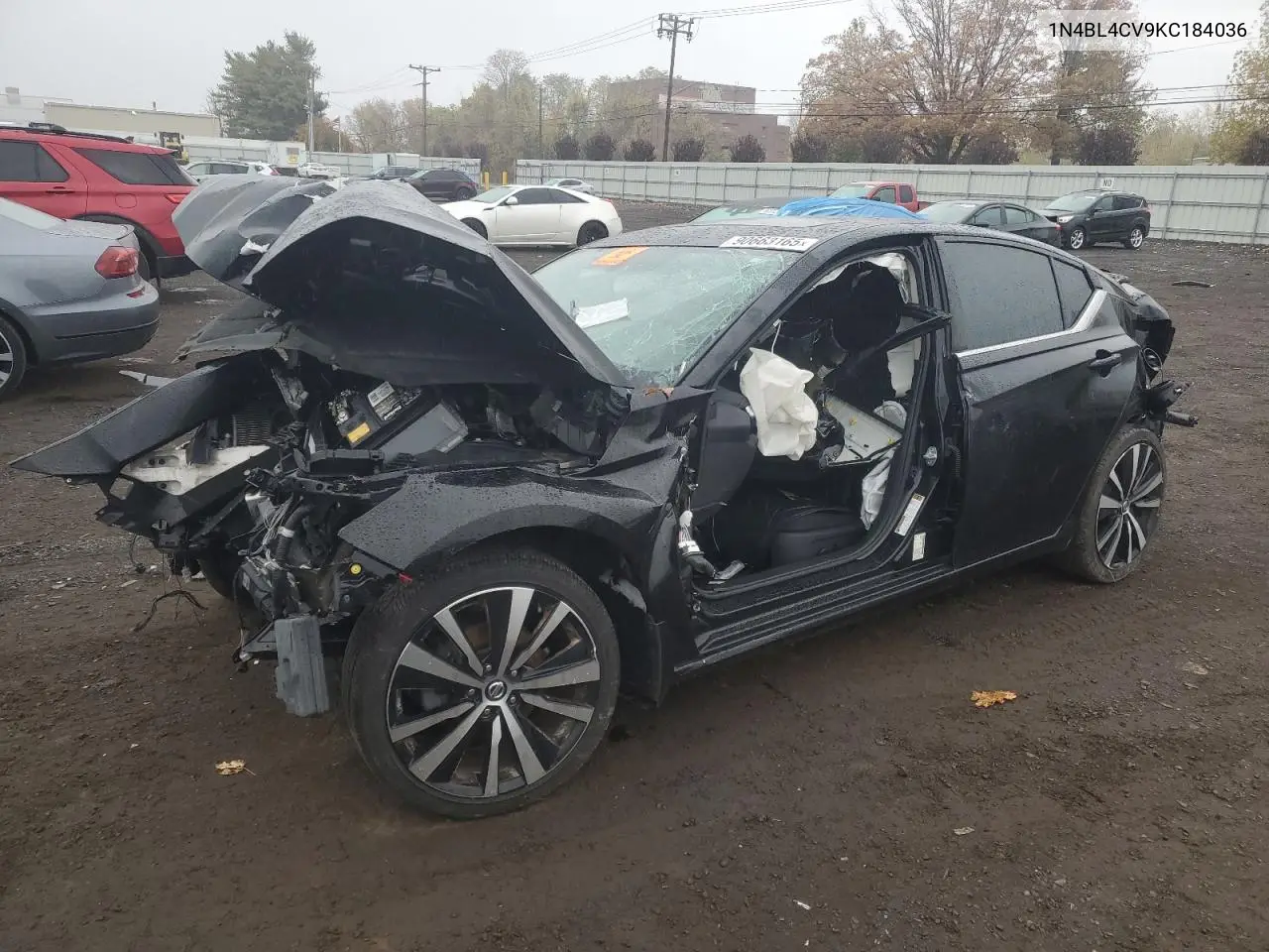 1N4BL4CV9KC184036 2019 Nissan Altima Sr