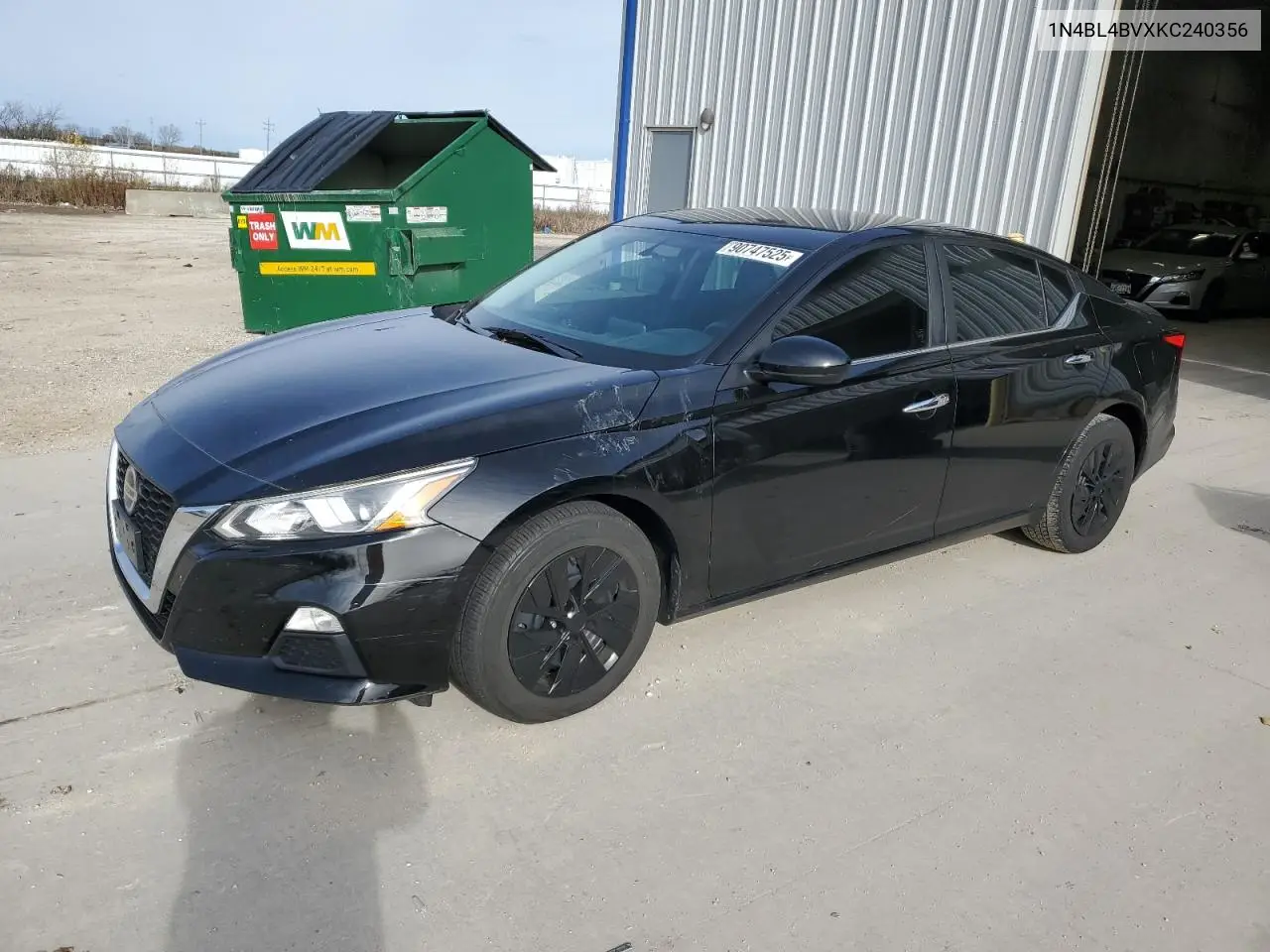 1N4BL4BVXKC240356 2019 Nissan Altima S