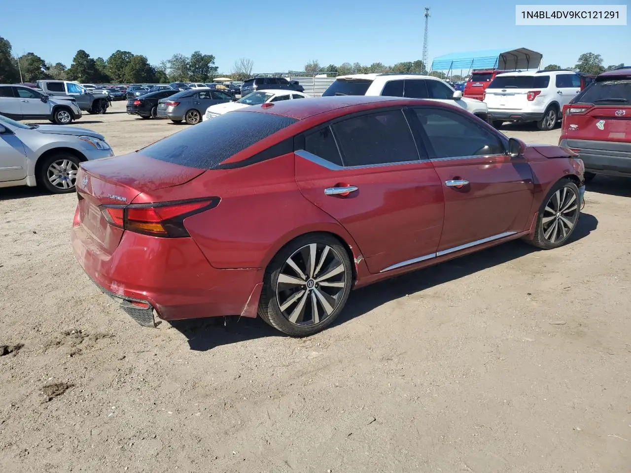 1N4BL4DV9KC121291 2019 Nissan Altima Sv