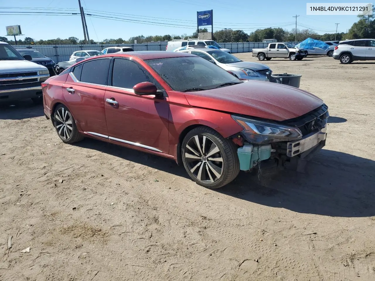 1N4BL4DV9KC121291 2019 Nissan Altima Sv