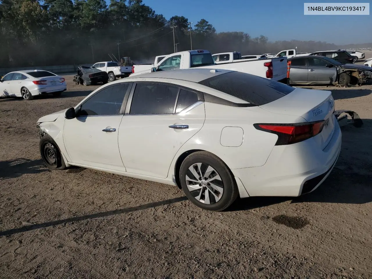 1N4BL4BV9KC193417 2019 Nissan Altima S