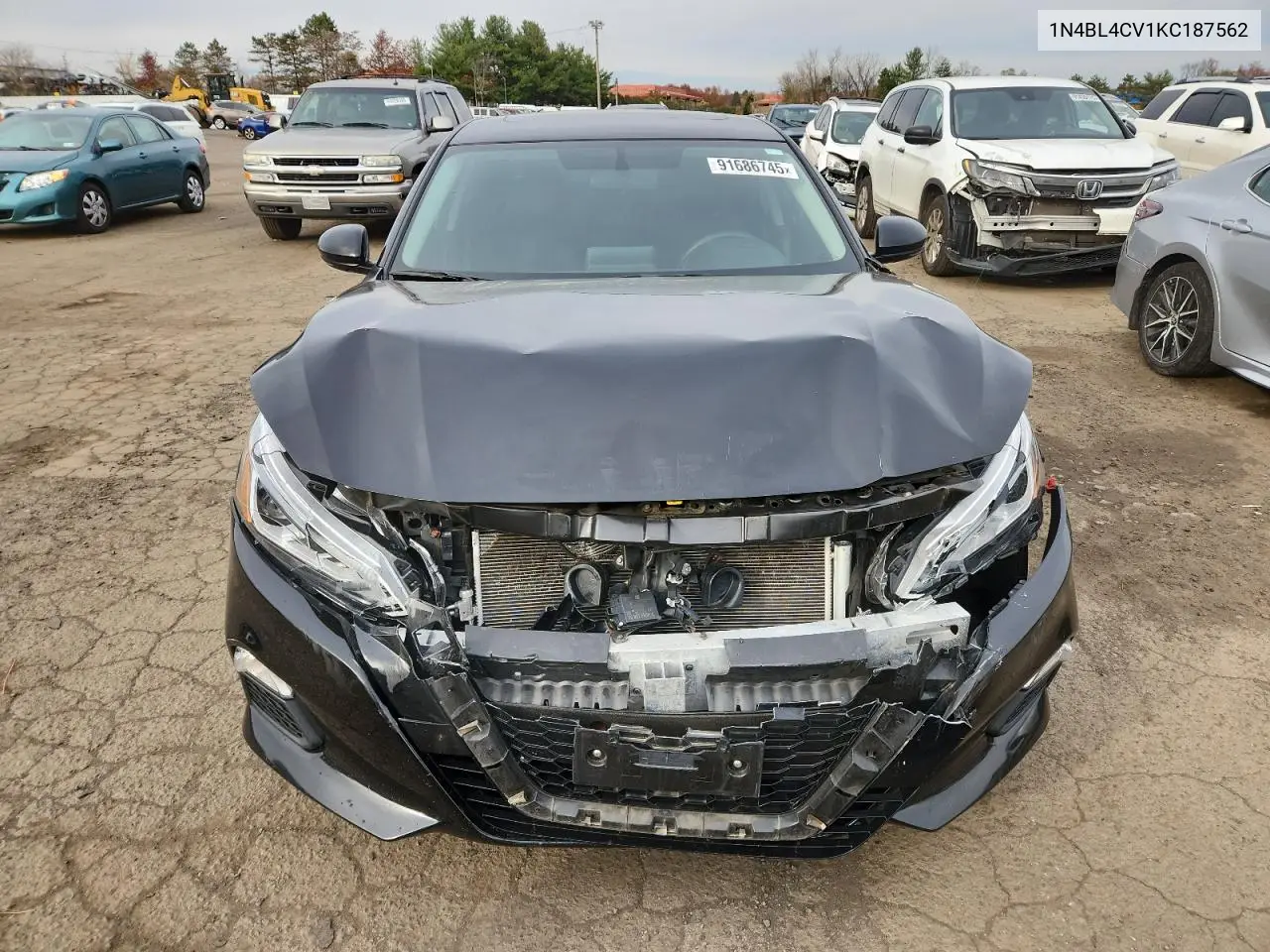 1N4BL4CV1KC187562 2019 Nissan Altima Sr
