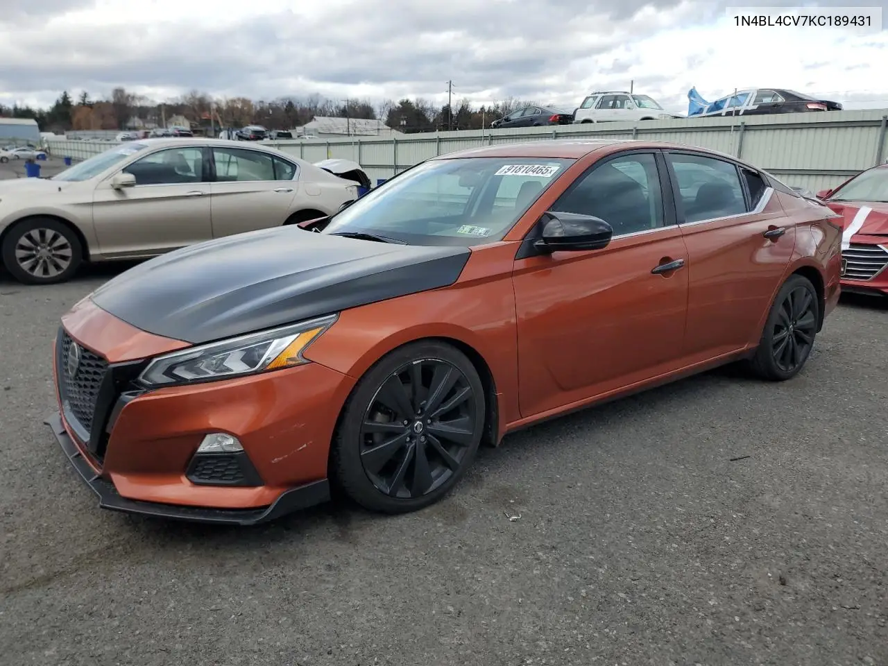 1N4BL4CV7KC189431 2019 Nissan Altima Sr