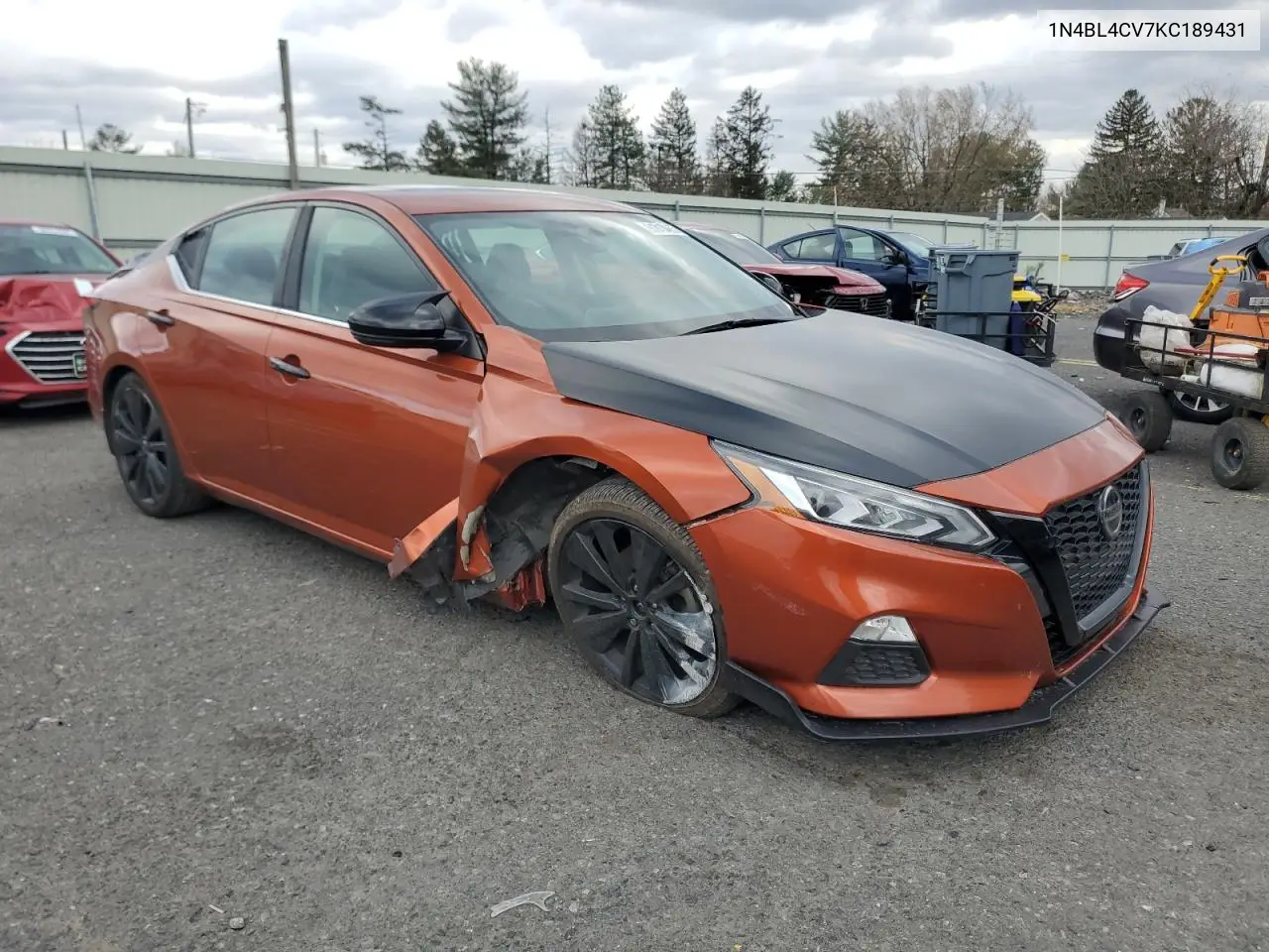 1N4BL4CV7KC189431 2019 Nissan Altima Sr