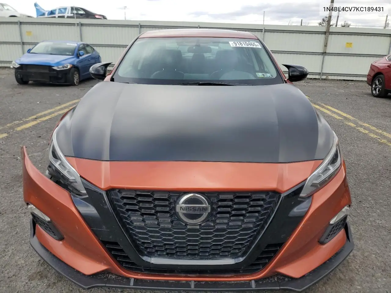 1N4BL4CV7KC189431 2019 Nissan Altima Sr