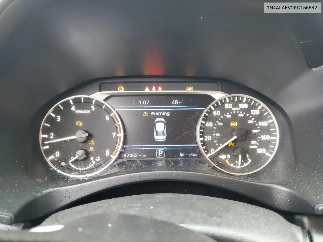 1N4AL4FV2KC155582 2019 Nissan Altima Edition One