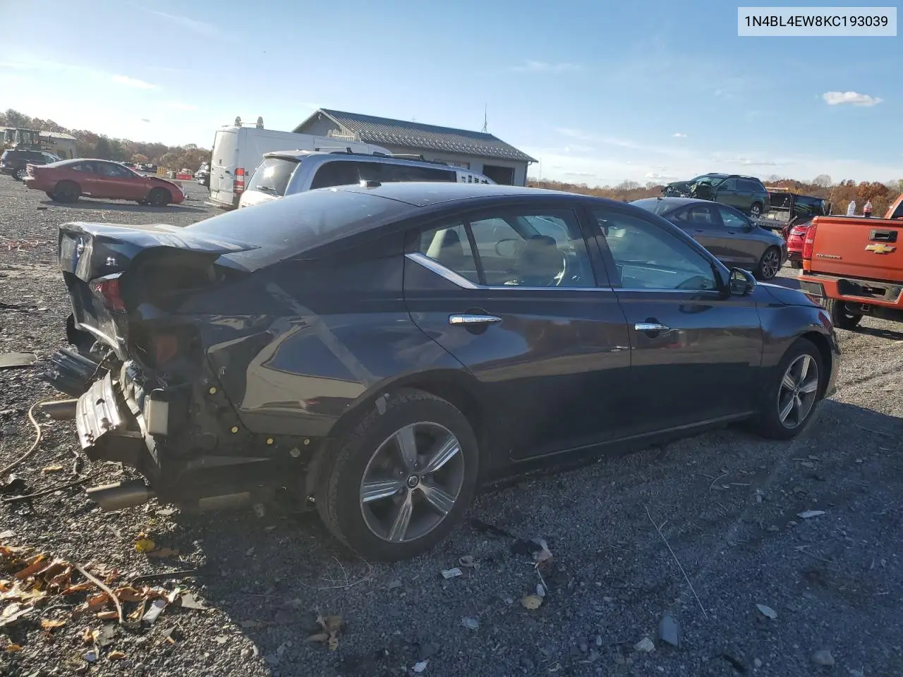 1N4BL4EW8KC193039 2019 Nissan Altima Sl
