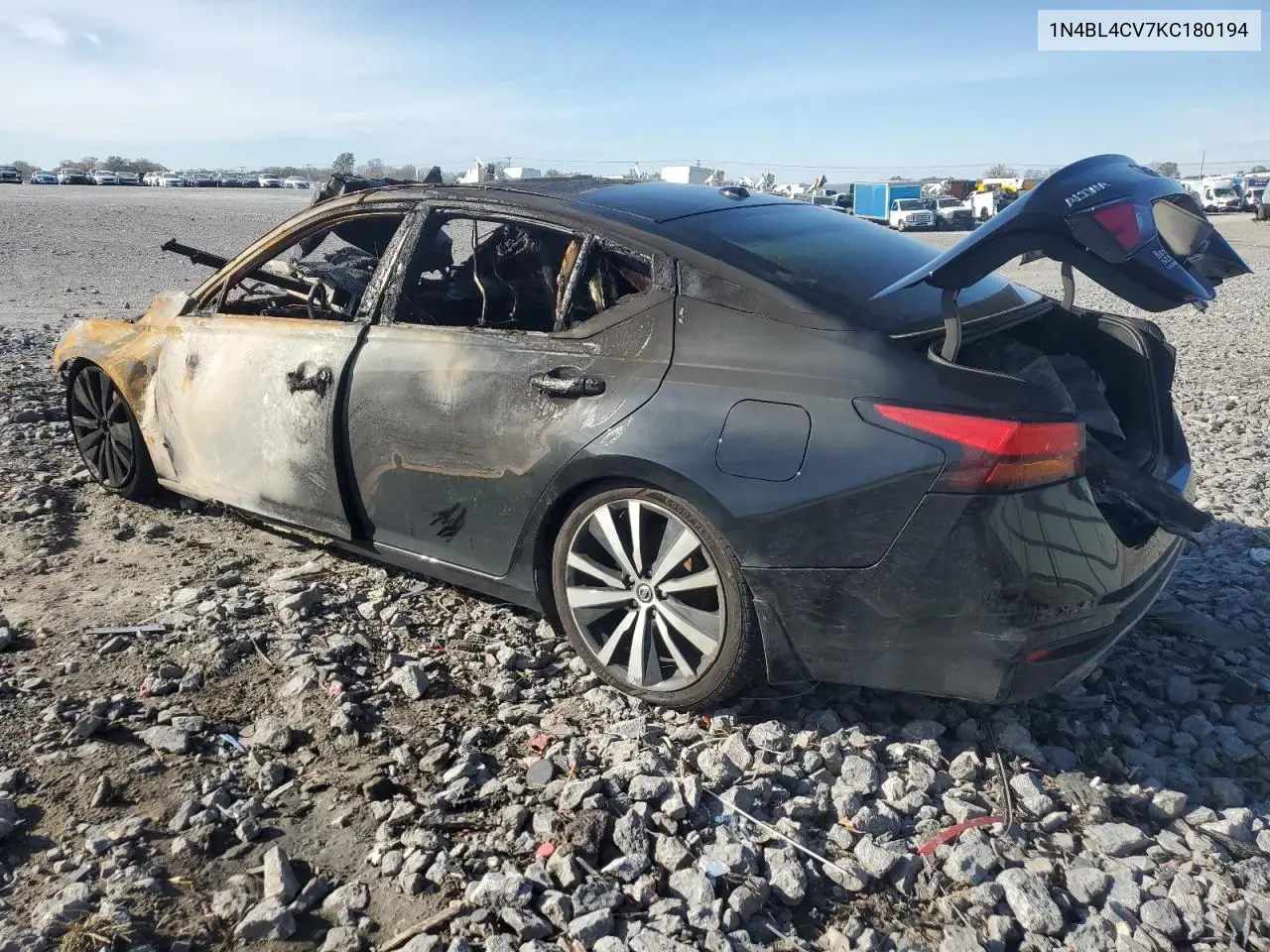 1N4BL4CV7KC180194 2019 Nissan Altima Sr