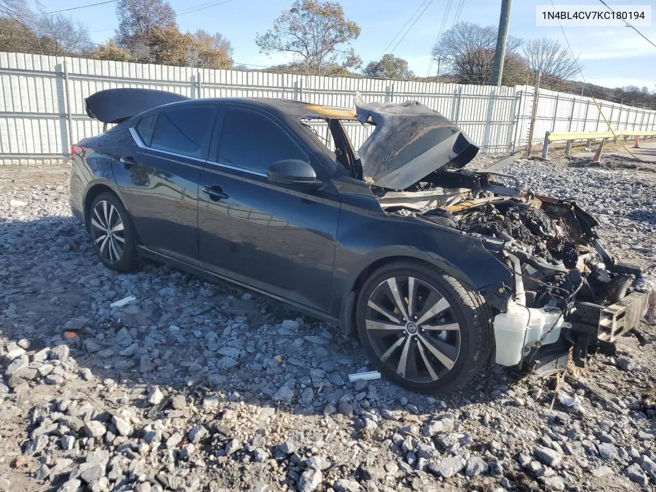 1N4BL4CV7KC180194 2019 Nissan Altima Sr