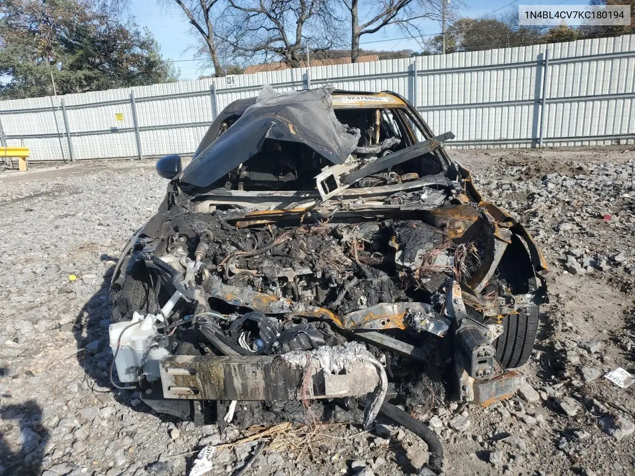 1N4BL4CV7KC180194 2019 Nissan Altima Sr