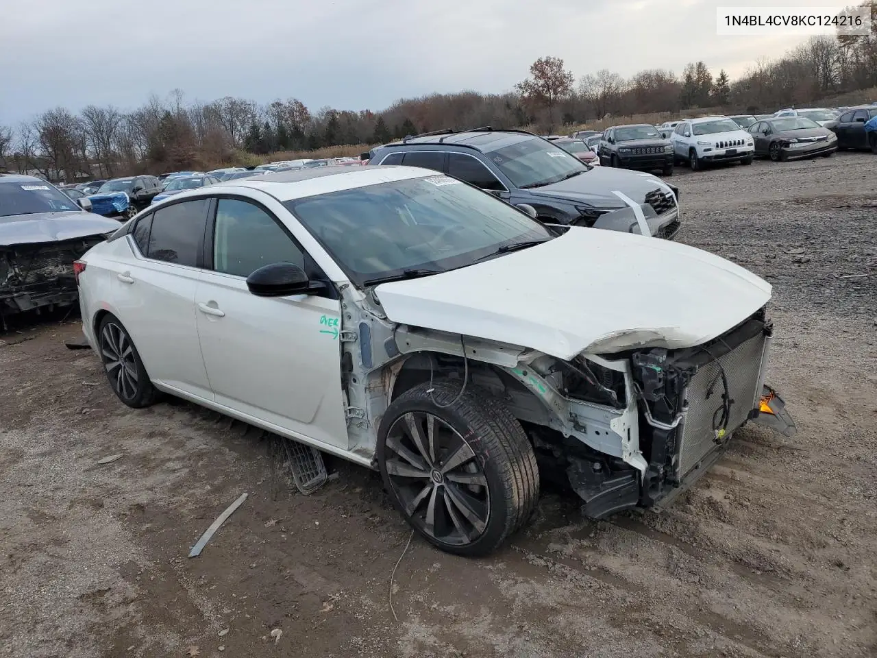 1N4BL4CV8KC124216 2019 Nissan Altima Sr