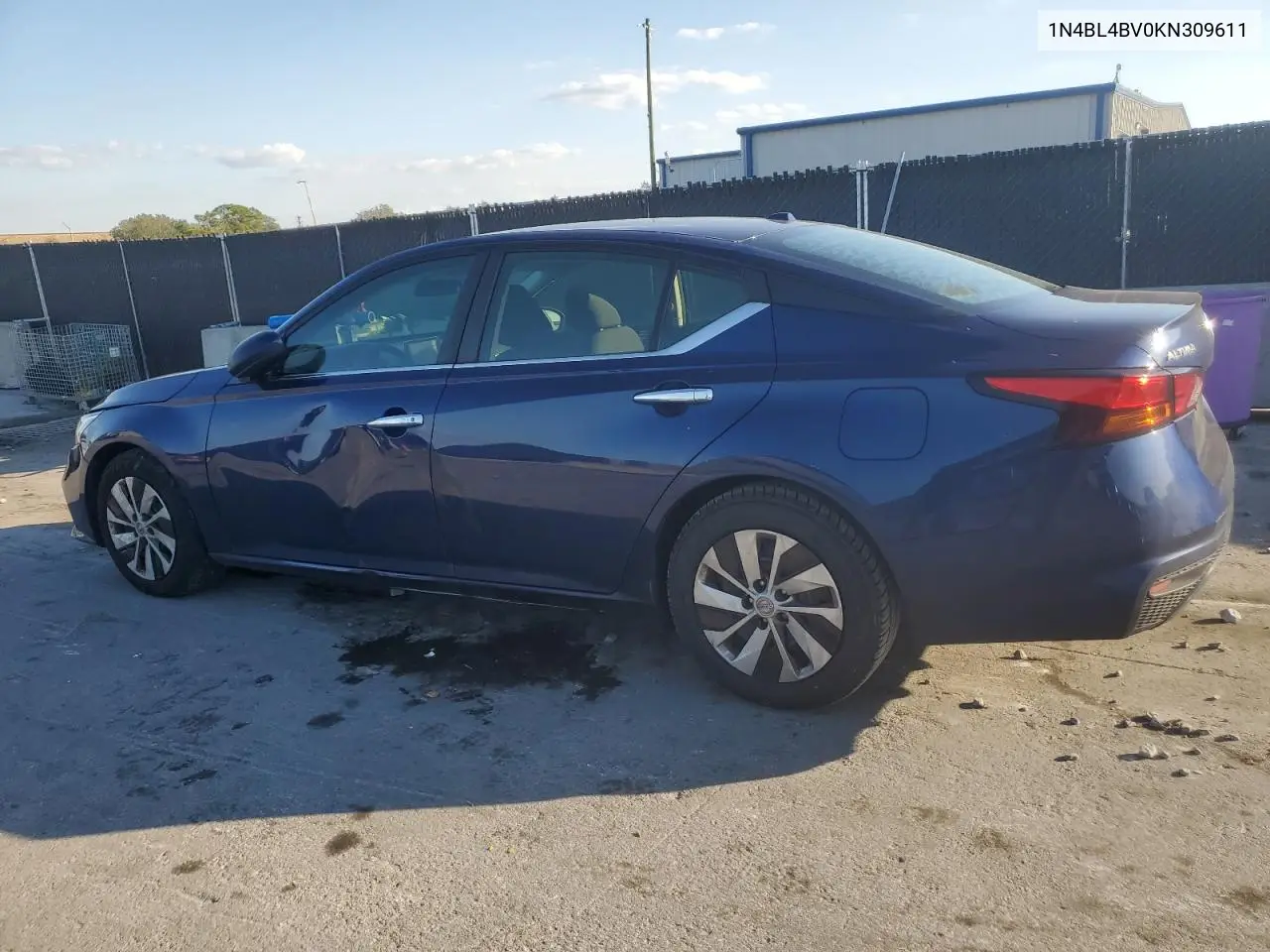 1N4BL4BV0KN309611 2019 Nissan Altima S