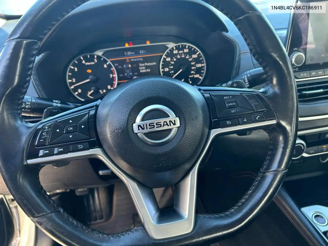 1N4BL4CV6KC186911 2019 Nissan Altima Sr