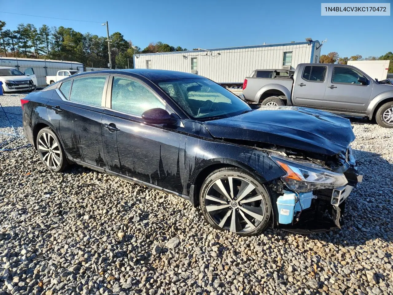 1N4BL4CV3KC170472 2019 Nissan Altima Sr