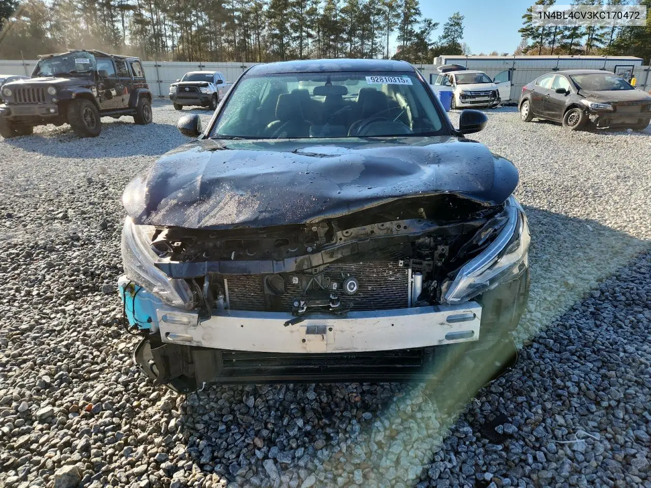 1N4BL4CV3KC170472 2019 Nissan Altima Sr