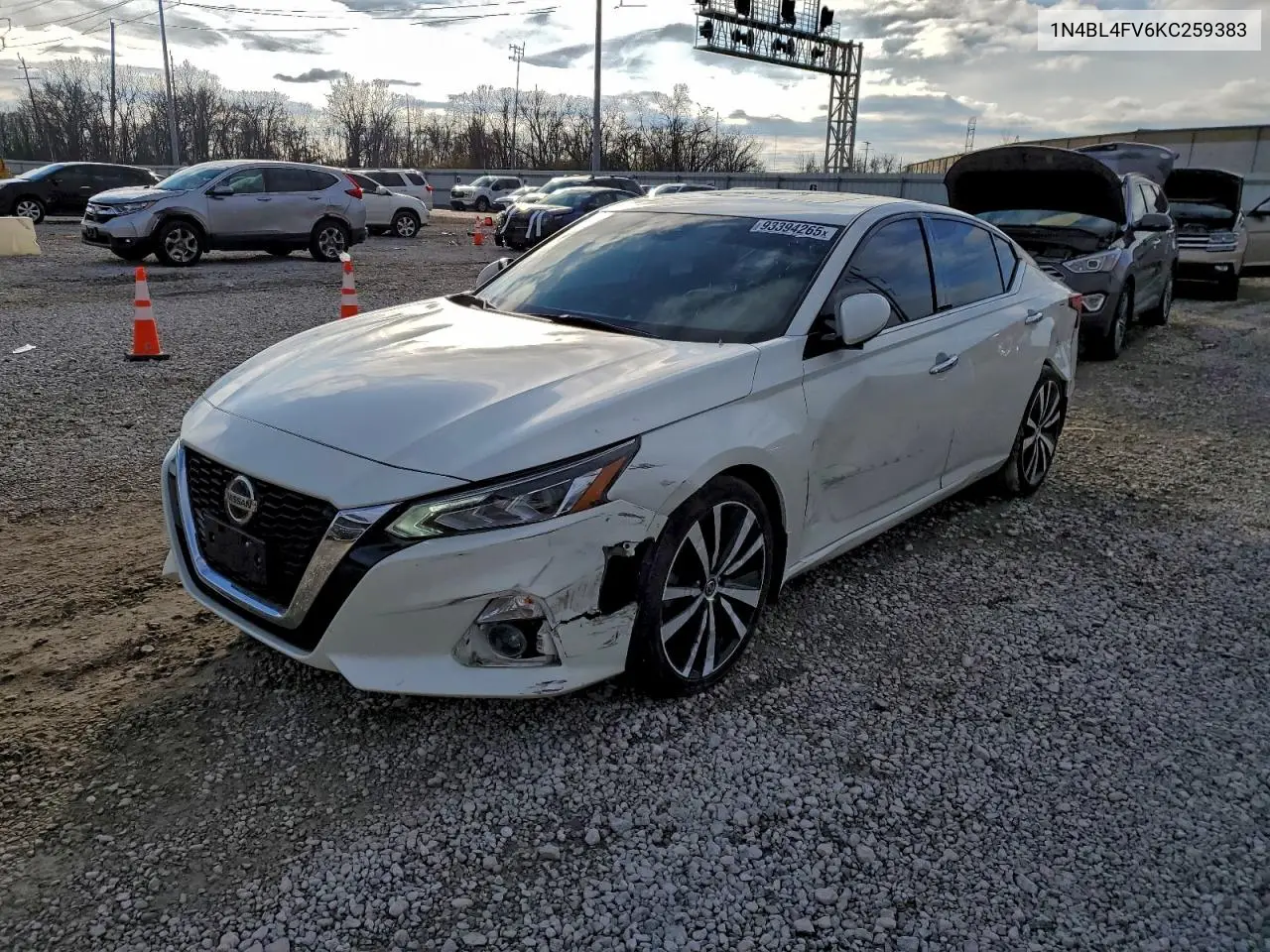 1N4BL4FV6KC259383 2019 Nissan Altima Platinum