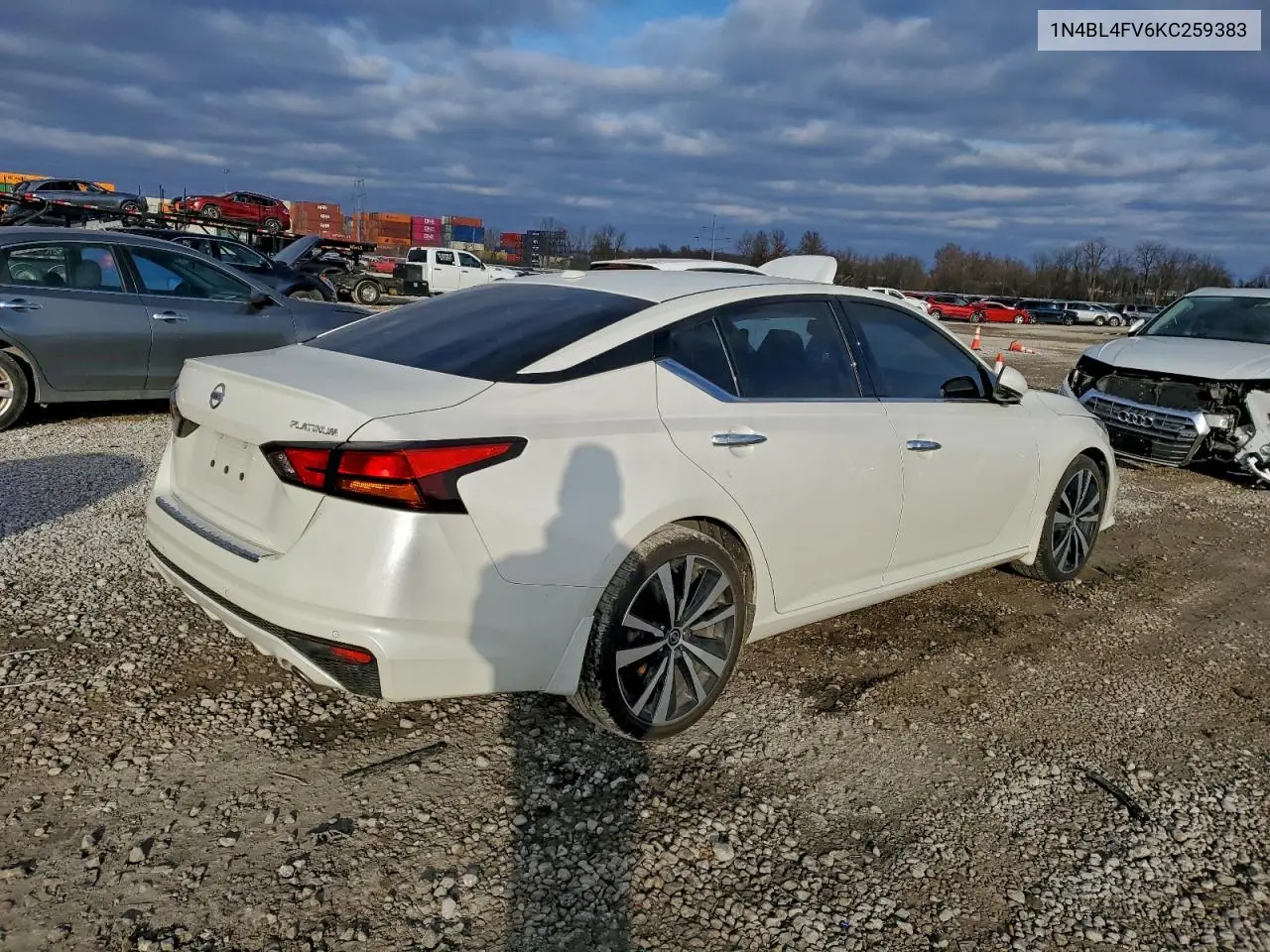 1N4BL4FV6KC259383 2019 Nissan Altima Platinum