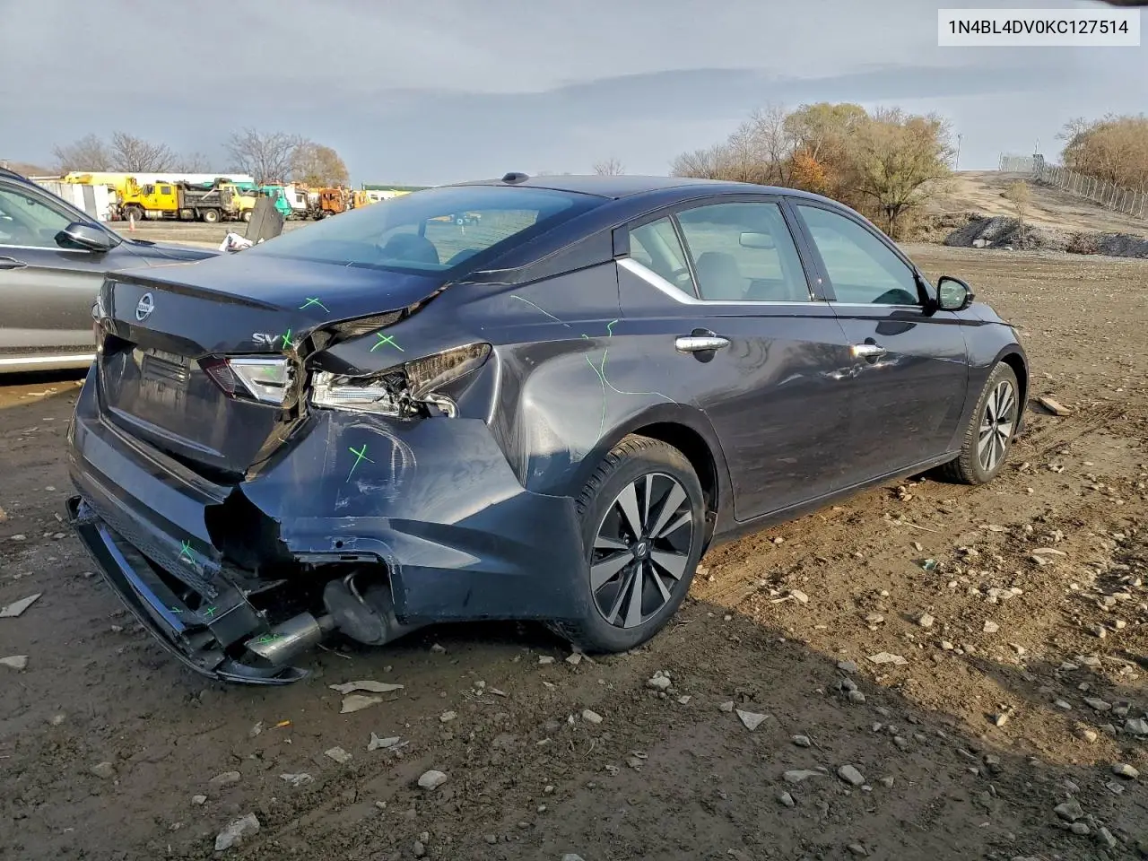 1N4BL4DV0KC127514 2019 Nissan Altima Sv