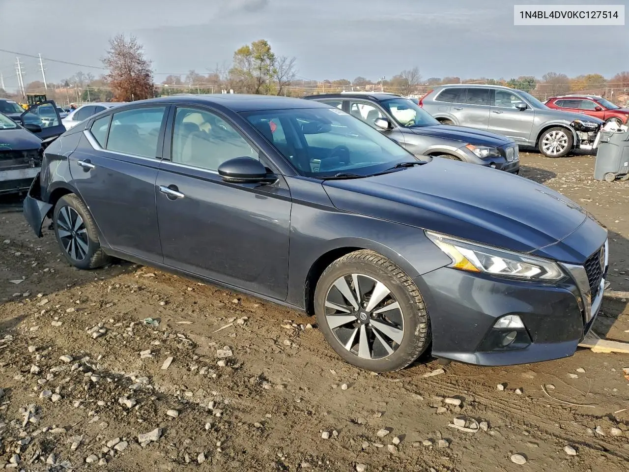 1N4BL4DV0KC127514 2019 Nissan Altima Sv