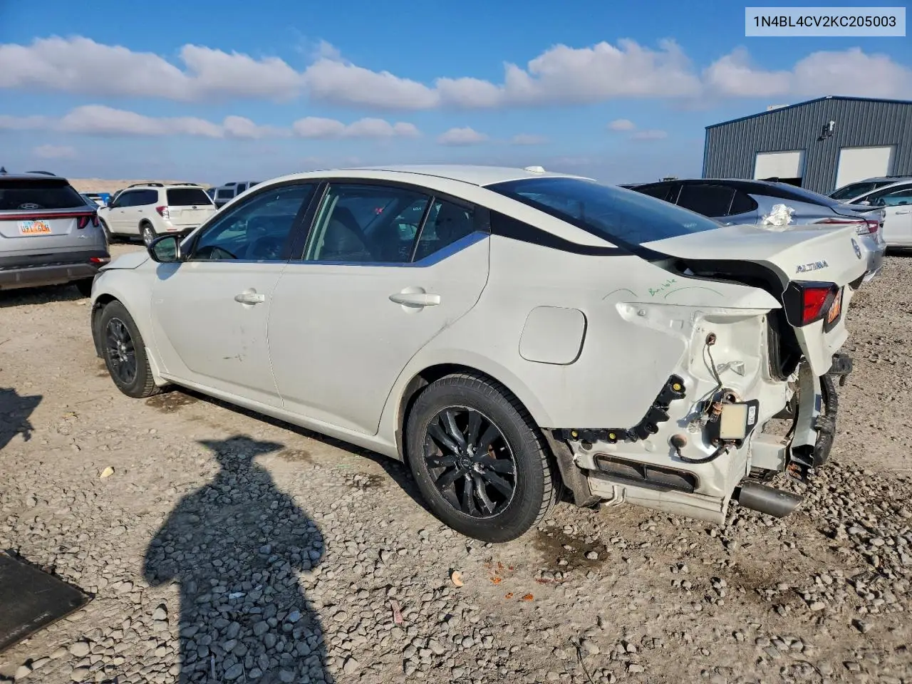 1N4BL4CV2KC205003 2019 Nissan Altima Sr