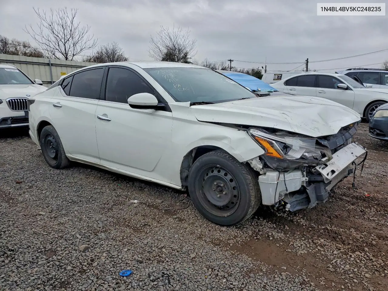 1N4BL4BV5KC248235 2019 Nissan Altima S