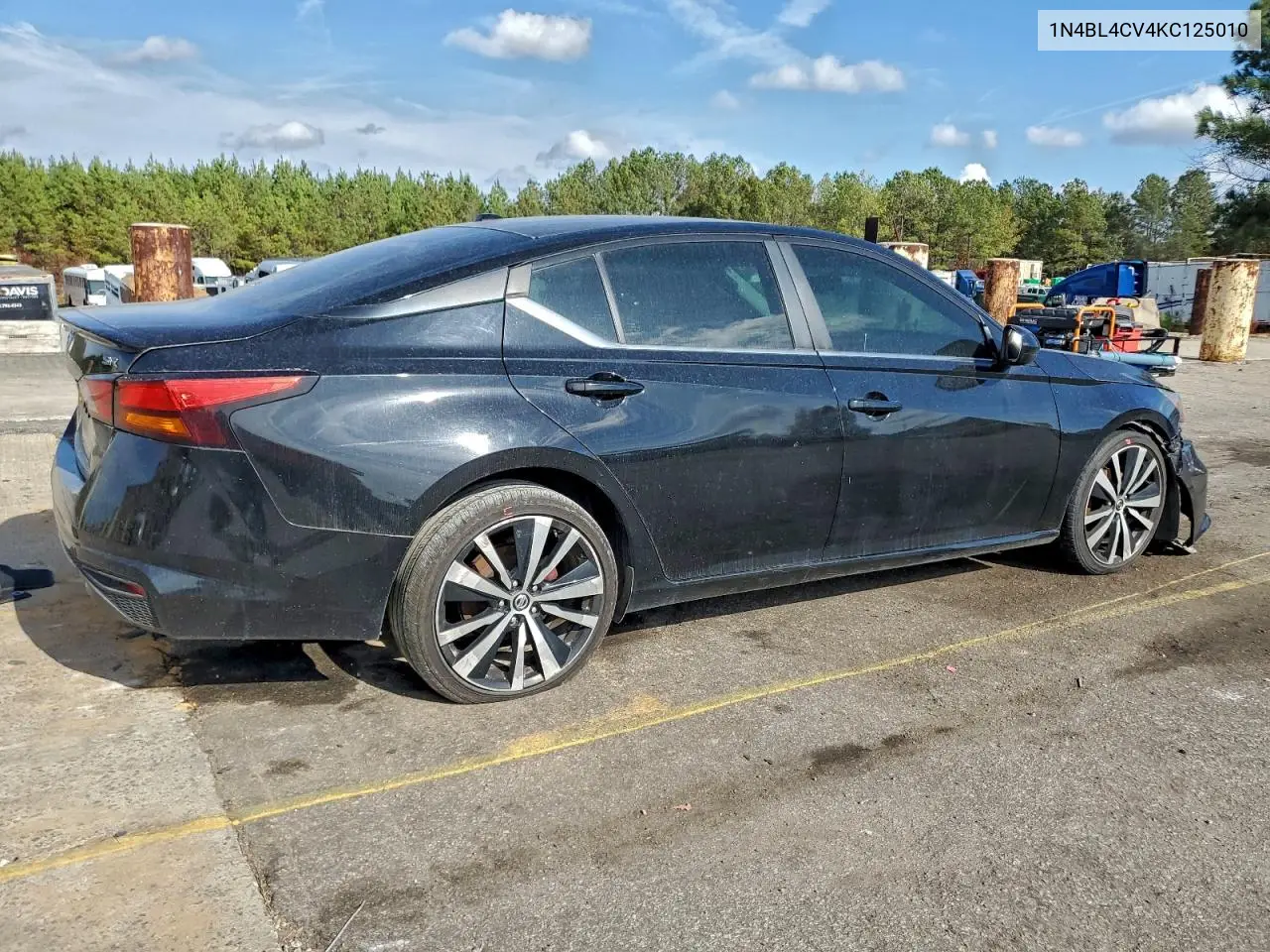 1N4BL4CV4KC125010 2019 Nissan Altima Sr
