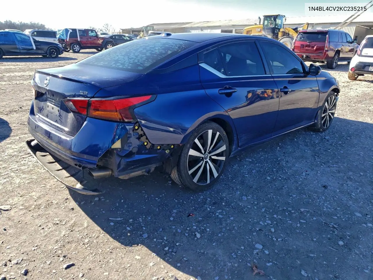 1N4BL4CV2KC235215 2019 Nissan Altima Sr