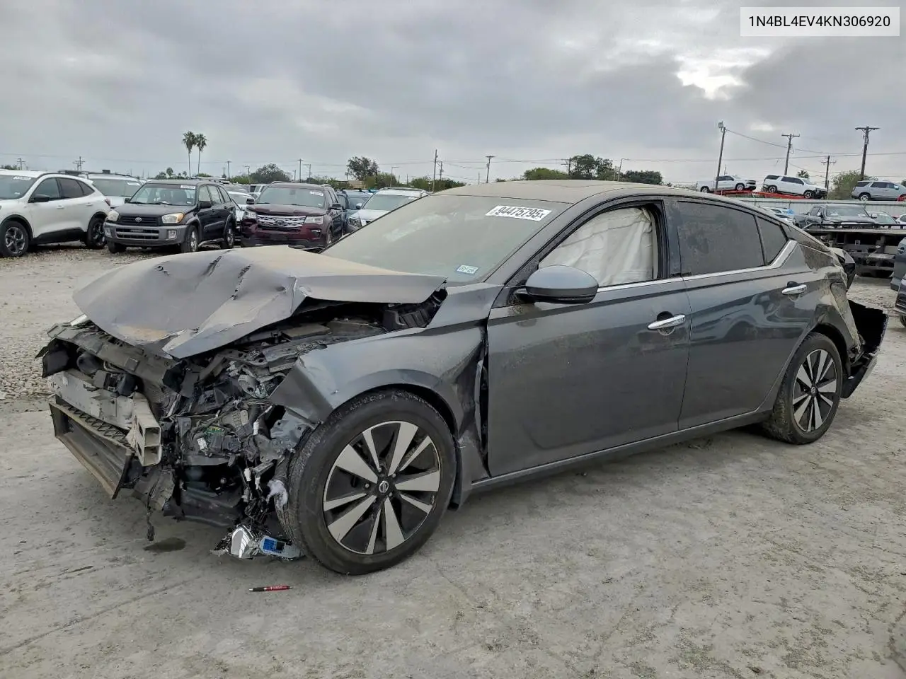 1N4BL4EV4KN306920 2019 Nissan Altima Sl